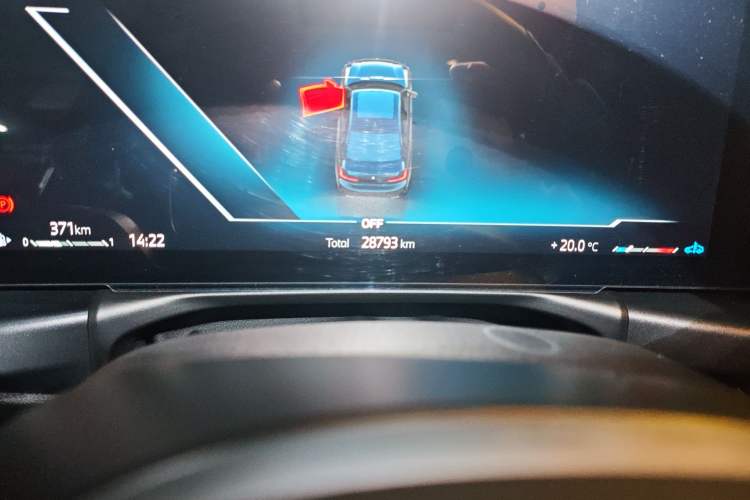 Used BMW 3 Series 2024 325Li M Sport Night Edition Package Odometer Close Up