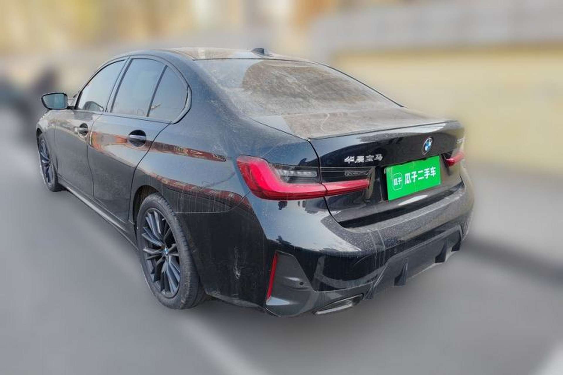 Used BMW 3 Series 2024 325i M Sport Night Edition Package Rear Left 45 Deg