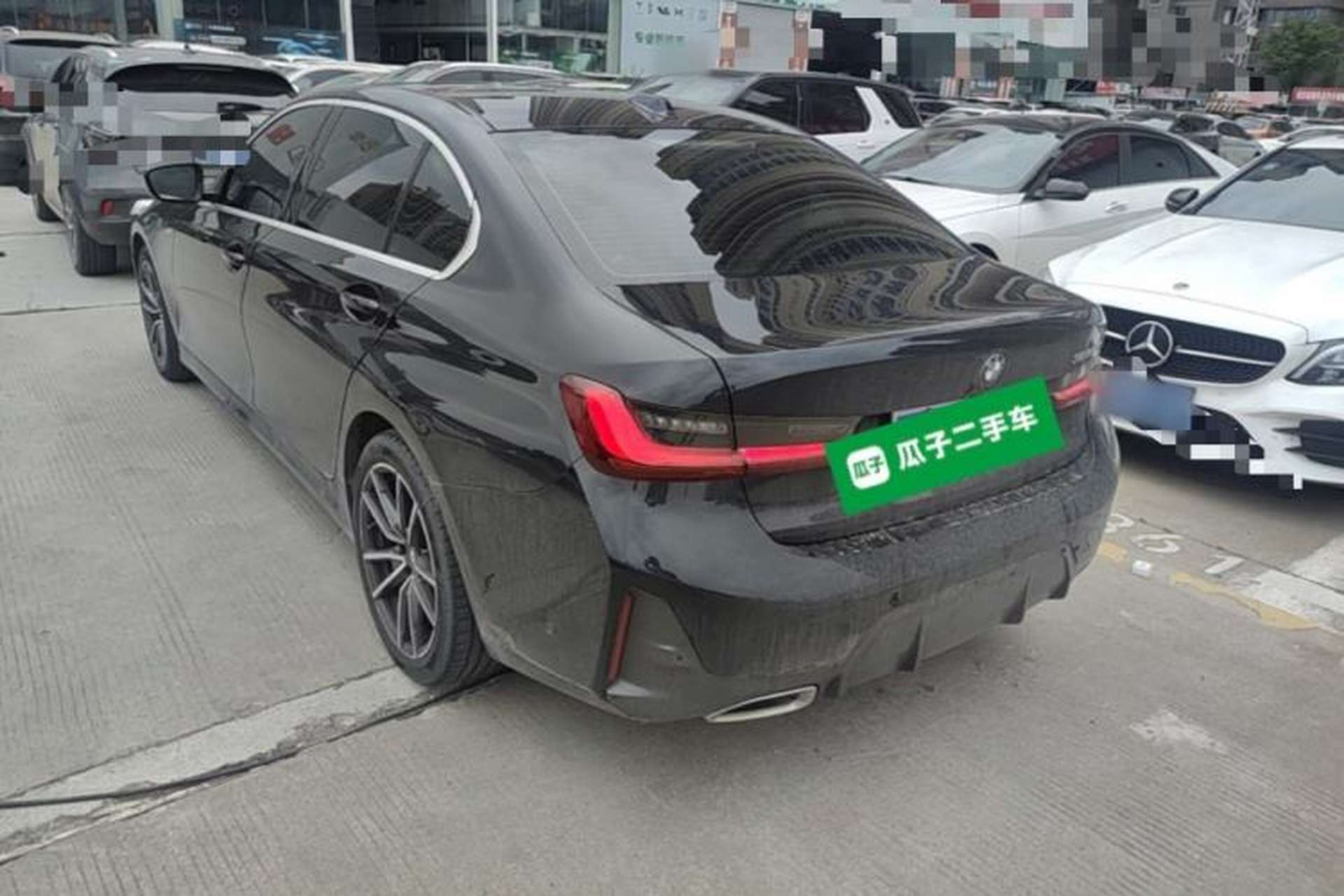 Used BMW 3 Series 2024 325Li M Sport Package Rear Left 45 Deg