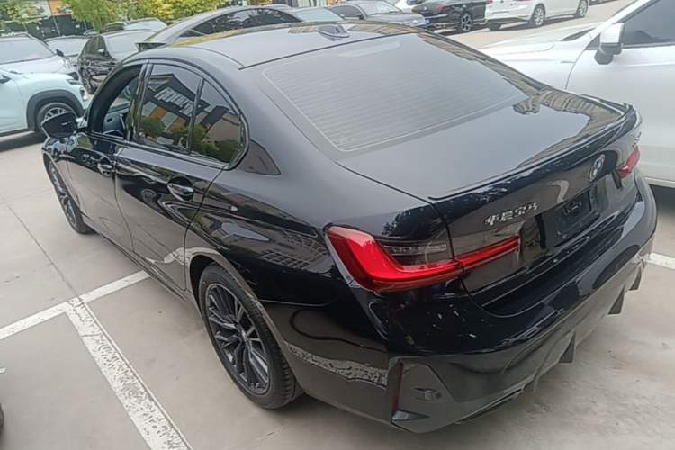 Used BMW 3 Series 2024 325i M Sport Night Edition Package Rear Left 45 Deg