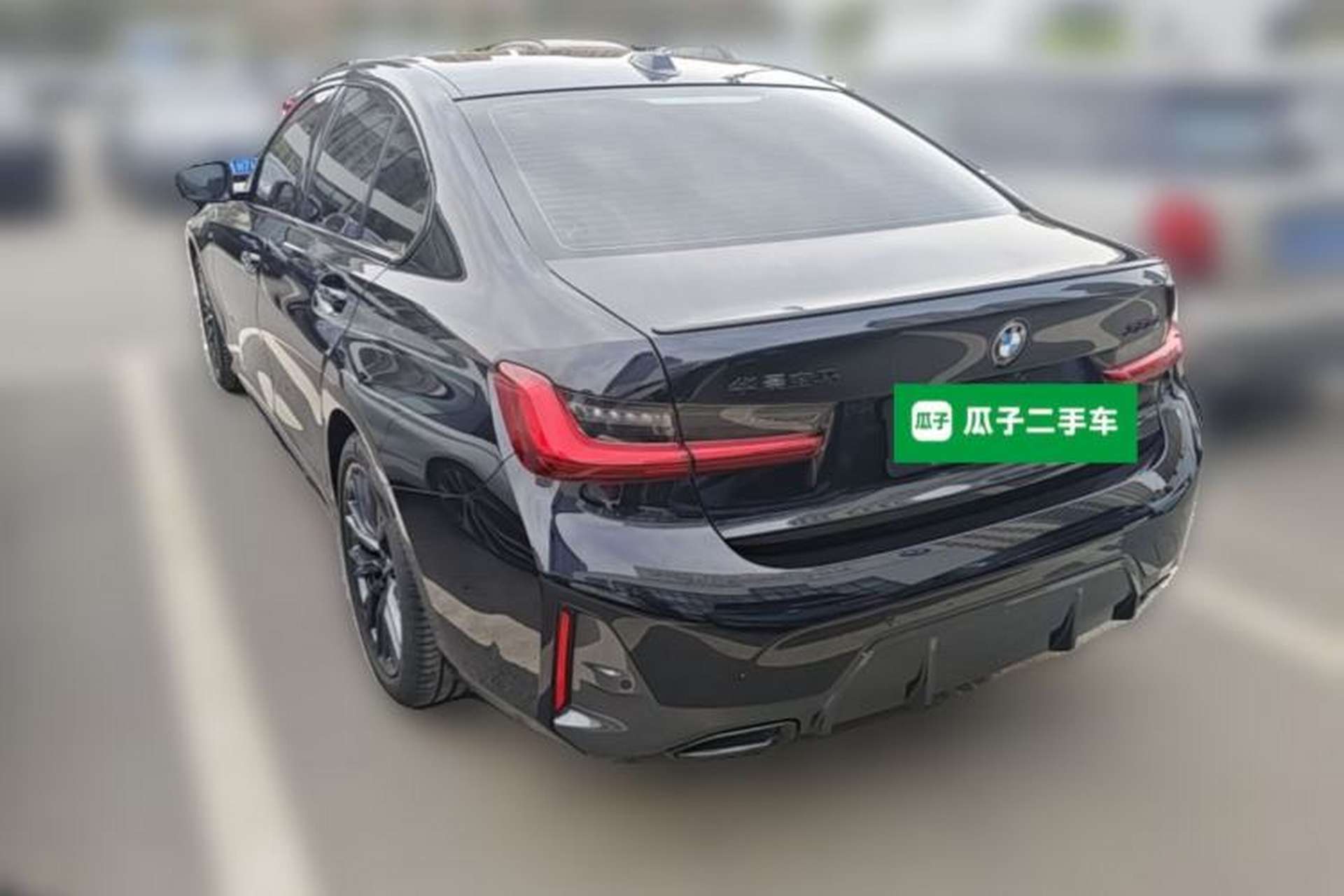 Used BMW 3 Series 2024 325i M Sport Night Edition Package Rear Left 45 Deg