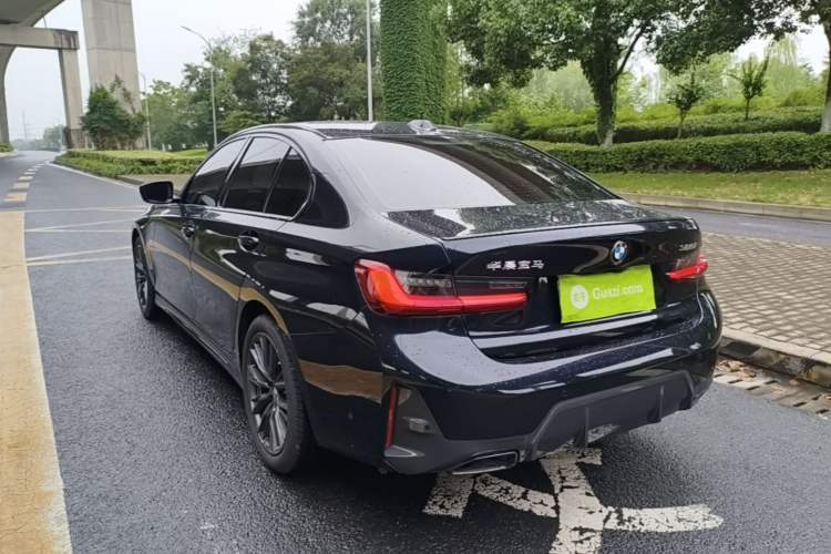 Used BMW 3 Series 2024 325i M Sport Night Edition Package Rear Left 45 Deg