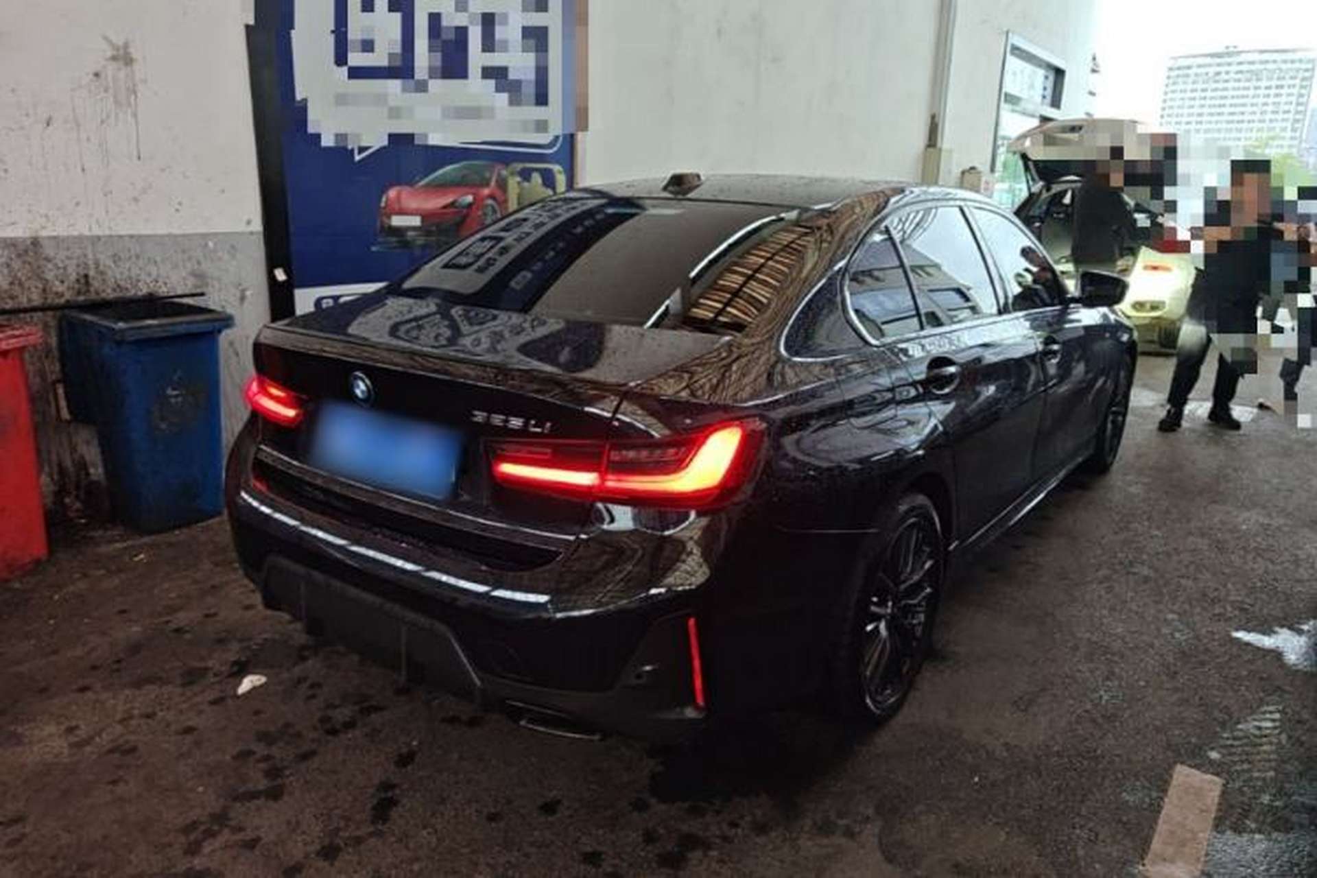 Used BMW 3 Series 2024 325Li M Sport Night Edition Package Rear Right 45 Deg