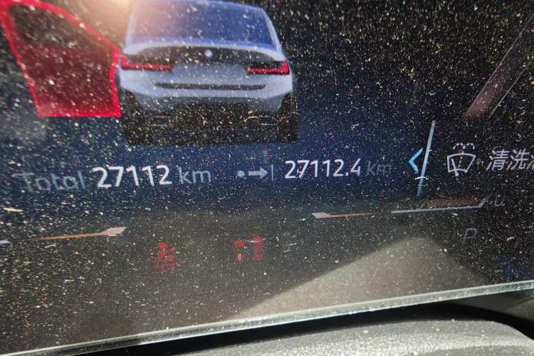 Used BMW 3 Series 2024 325Li M Sport Package Odometer Close Up