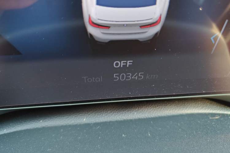 Used BMW 3 Series 2024 325Li M Sport Night Edition Package Odometer Close Up