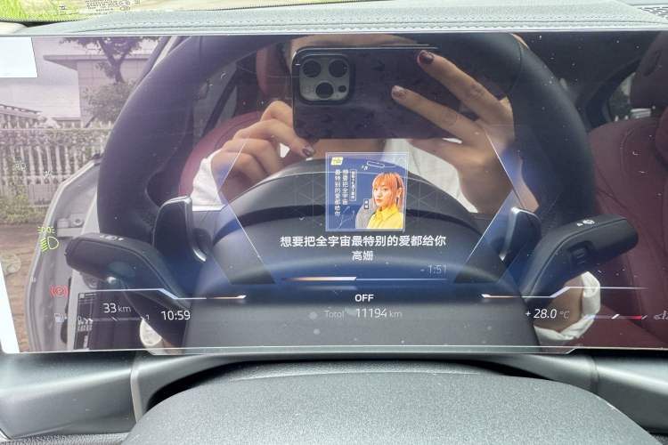 Used BMW 3 Series 2024 325Li M Sport Package Odometer Close Up
