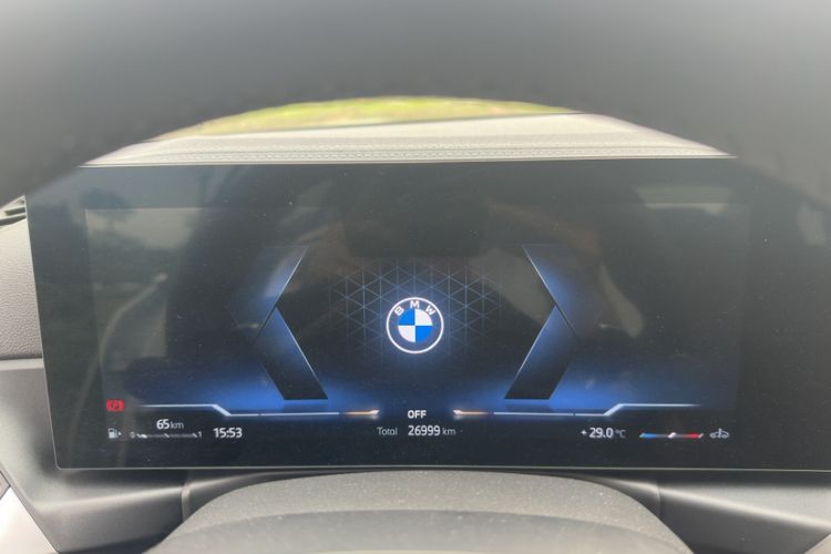 Used BMW 3 Series 2024 320Li M Sport Package Odometer Close Up