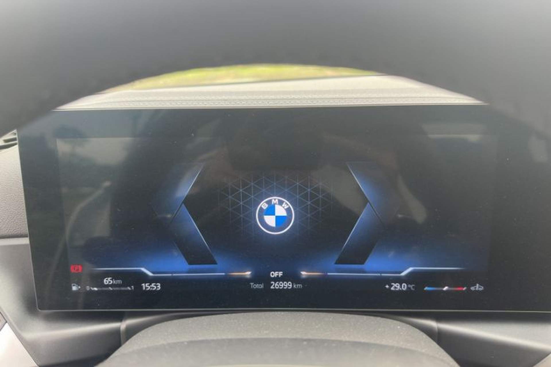 Used BMW 3 Series 2024 320Li M Sport Package Odometer Close Up