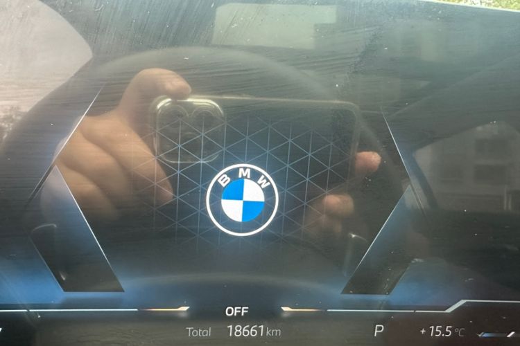 Used BMW 3 Series 2024 320Li M Sport Package Odometer Close Up
