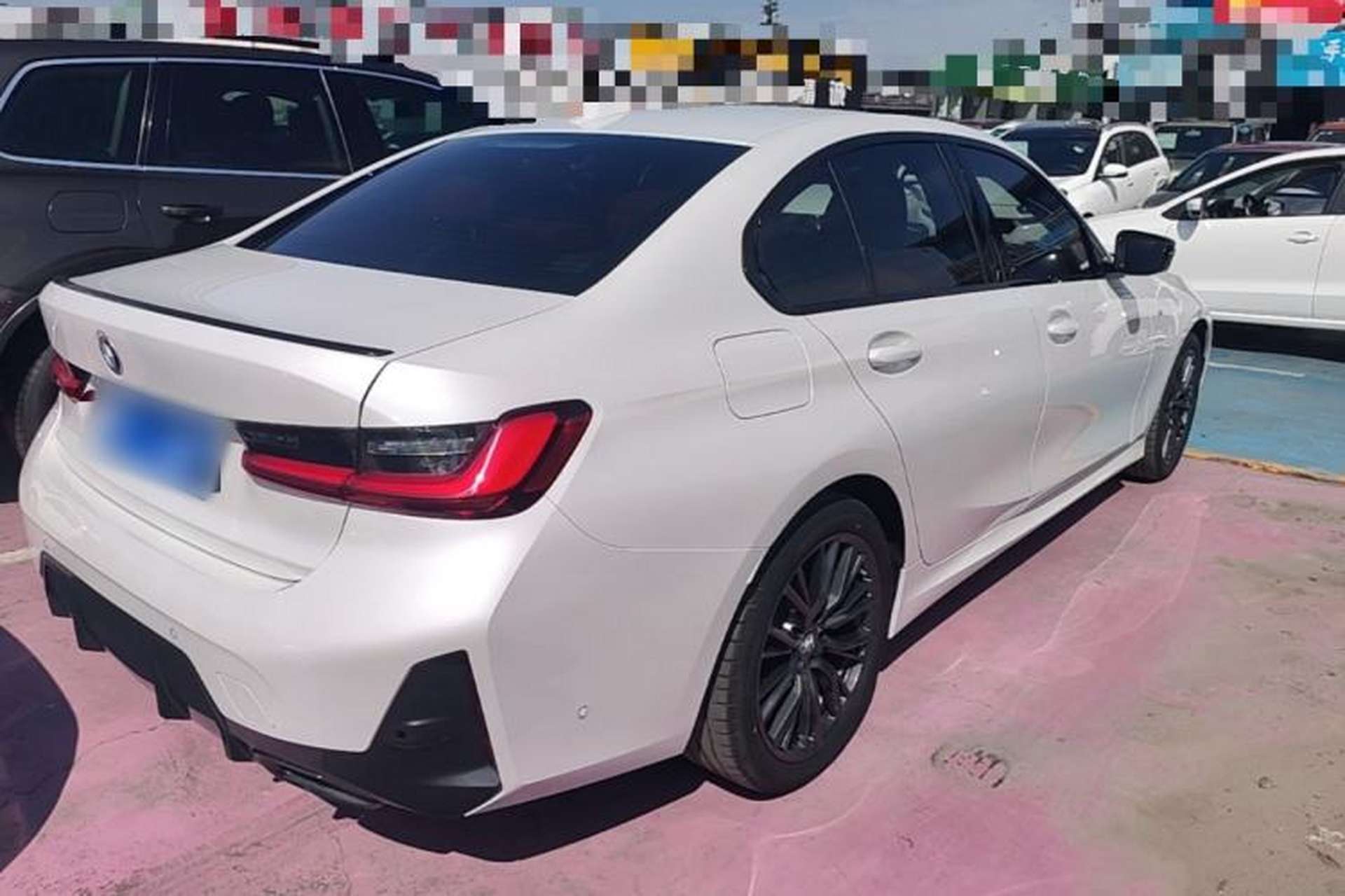 Used BMW 3 Series 2024 325i M Sport Night Edition Package Rear Right 45 Deg