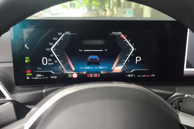 Used BMW 3 Series 2025 330Li M Sport Shadowline Package Instrument Cluster