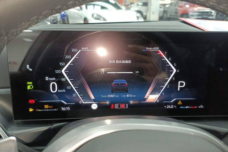 Used BMW 3 Series 2025 330Li M Sport Shadowline Package Instrument Cluster