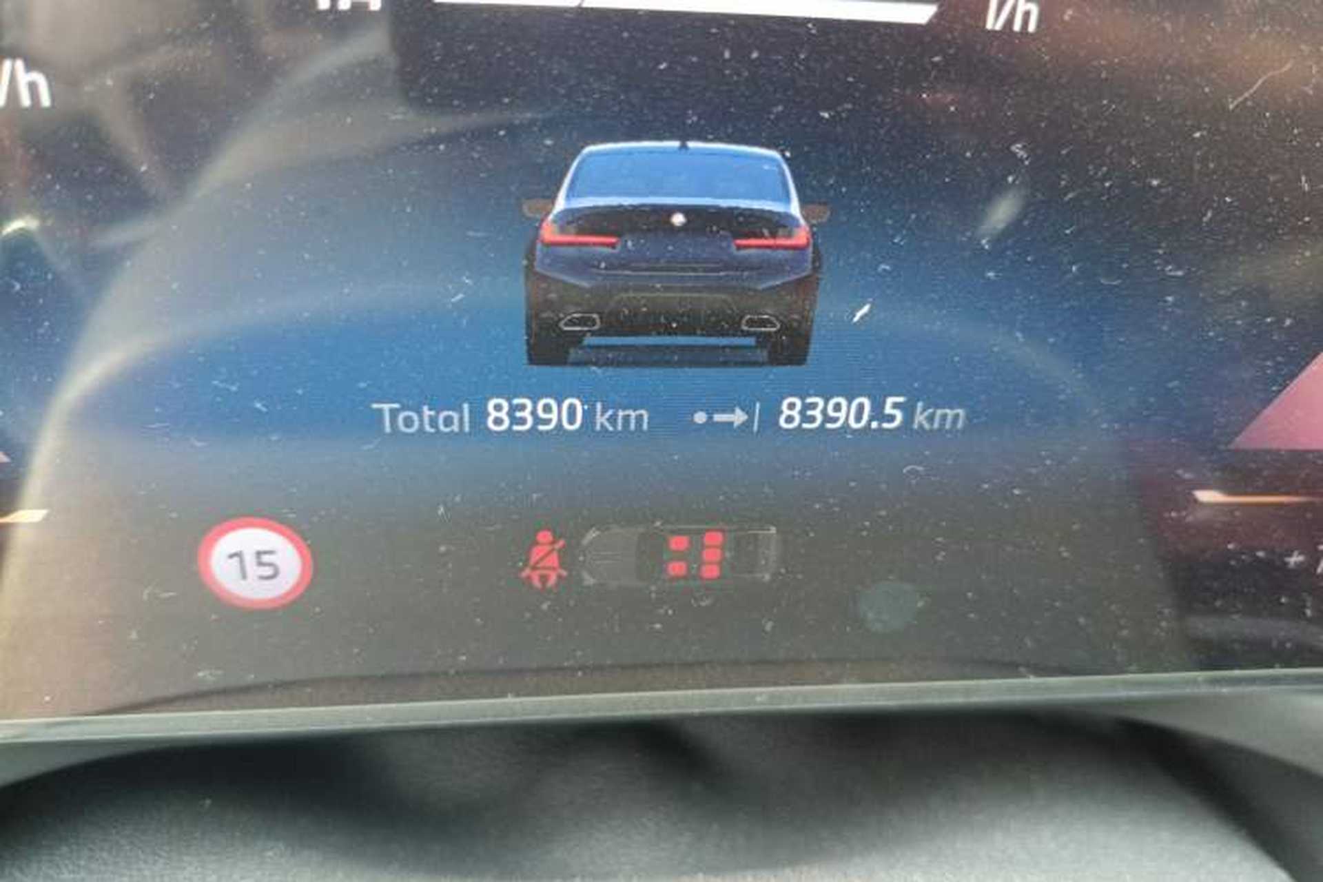 Used BMW 3 Series 2025 325Li M Sport Package Odometer Close Up