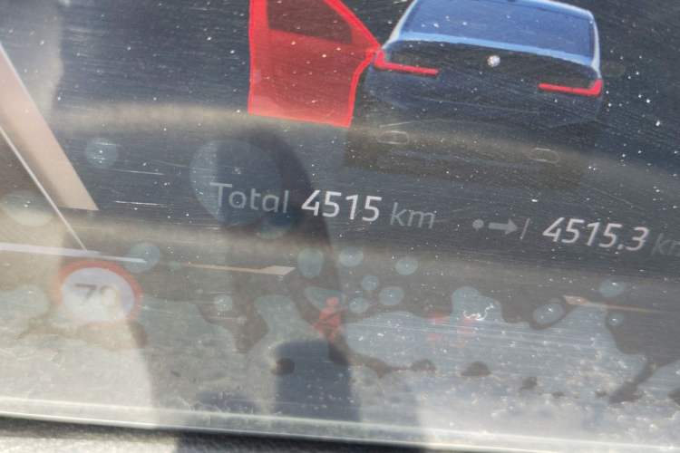Used BMW 3 Series 2025 325i M Sport Package Odometer Close Up