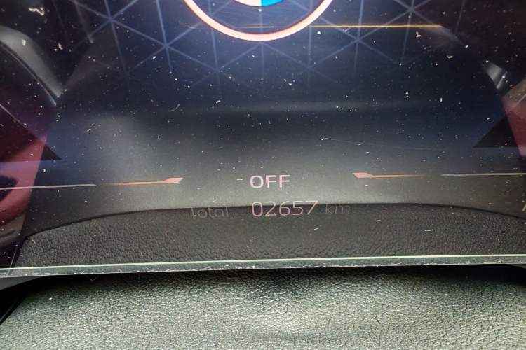 Used BMW 3 Series 2025 325Li M Sport Package Odometer Close Up