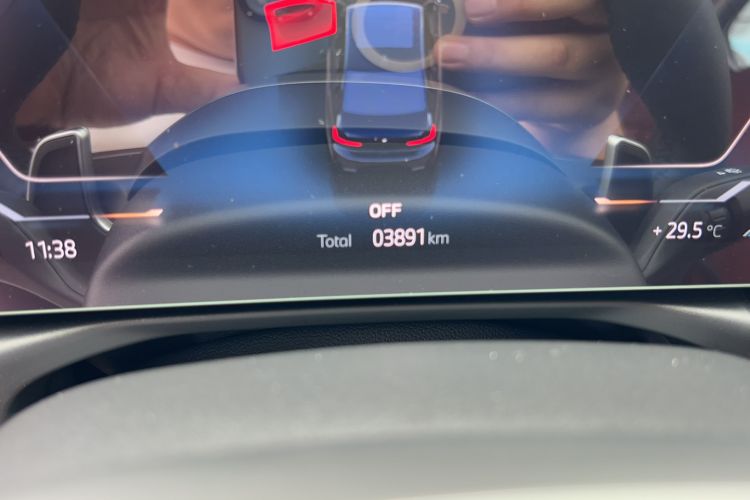 Used BMW 3 Series 2025 330Li M Sport Shadowline Package Odometer Close Up