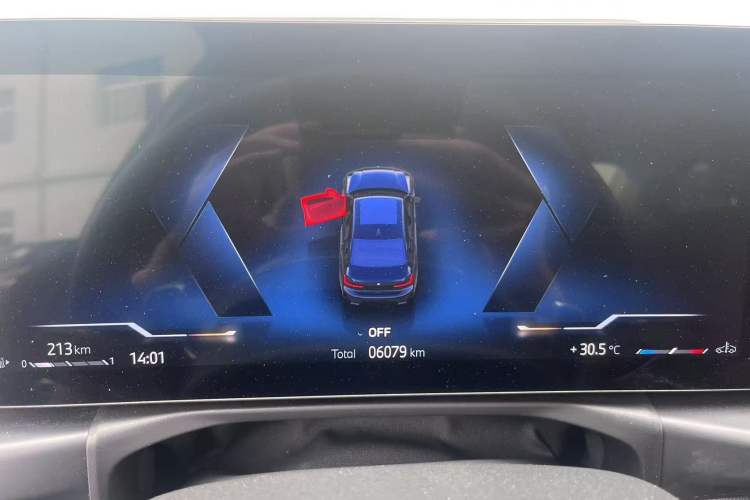 Used BMW 3 Series 2025 330Li M Sport Shadowline Package Odometer Close Up