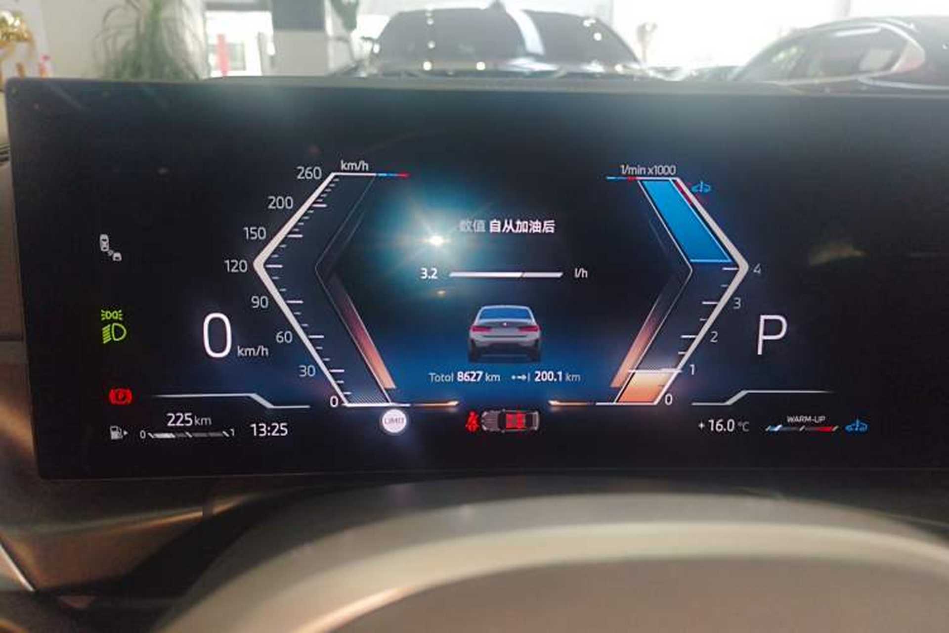 Used BMW 3 Series 2025 330Li M Sport Shadowline Package Instrument Cluster