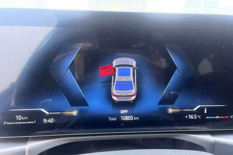 Used BMW 3 Series 2025 330Li 50th Anniversary Limited Edition Odometer Close Up