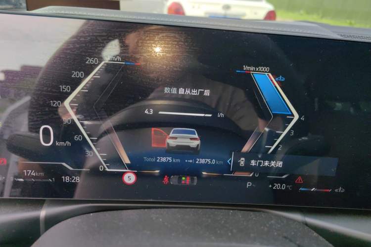 Used BMW 3 Series 2025 330Li M Sport Shadowline Package Instrument Cluster