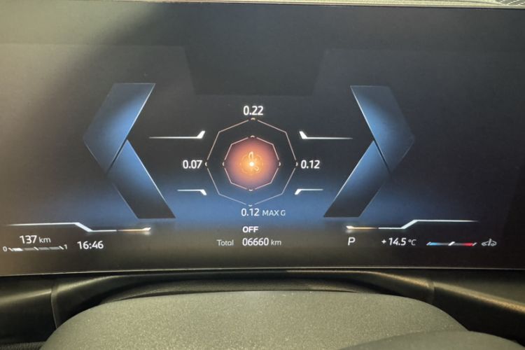 Used BMW 3 Series 2025 330Li M Sport Shadowline Package Odometer Close Up