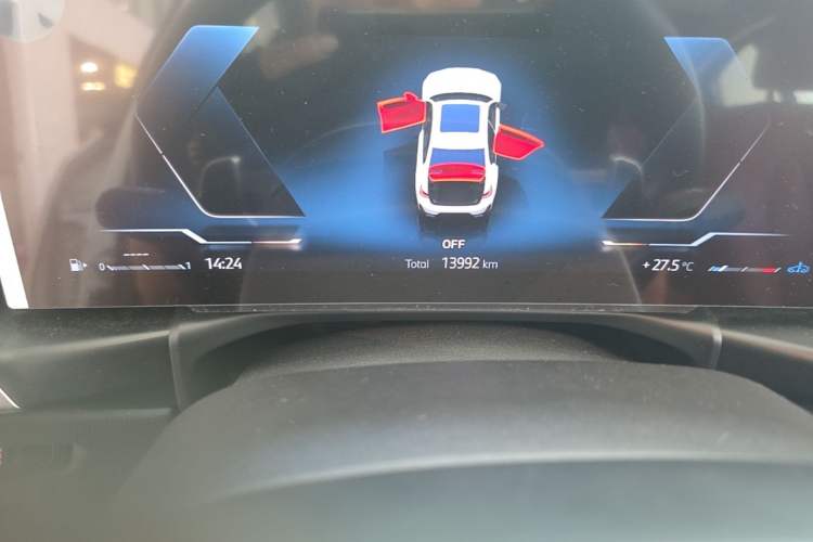 Used BMW 3 Series 2025 330Li M Sport Shadowline Package Odometer Close Up