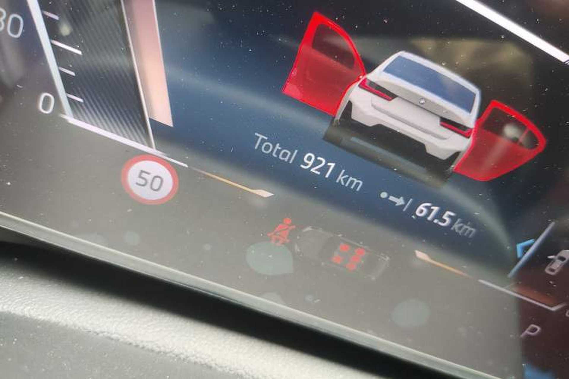 Used BMW 3 Series 2025 330Li M Sport Shadowline Package Odometer Close Up