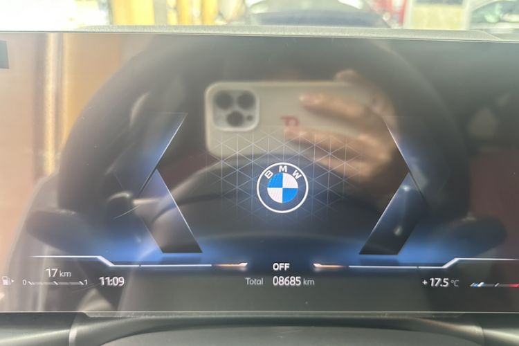 Used BMW 3 Series 2025 325Li M Sport Package Odometer Close Up