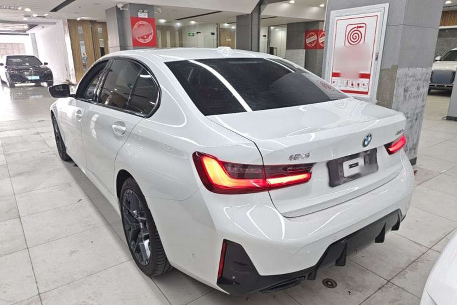 Used BMW 3 Series 2025 330Li M Sport Shadowline Package Rear Left 45 Deg