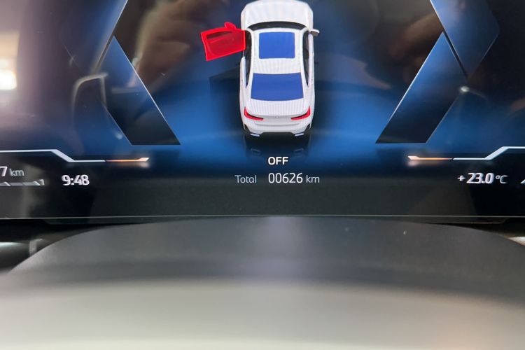 Used BMW 3 Series 2026 325Li M Sport Package Odometer Close Up