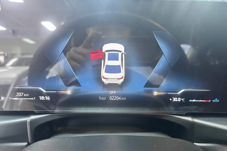 Used BMW 3 Series 2026 325Li M Sport Package Odometer Close Up