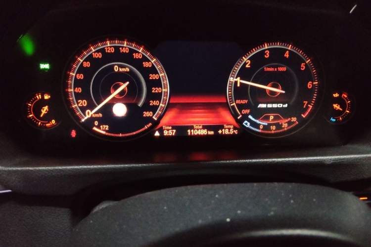 Used BMW 3 Series GT 2019 320i Sport Edition Odometer Close Up
