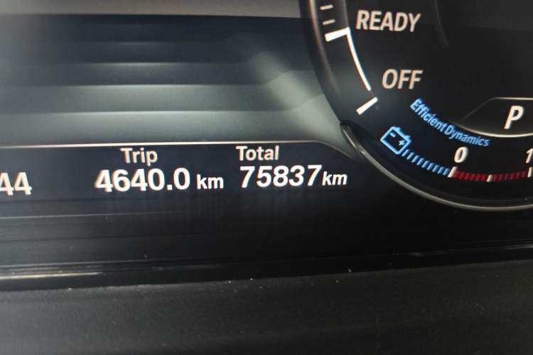 Used BMW 3 Series GT 2019 320i M Sport Package Odometer Close Up
