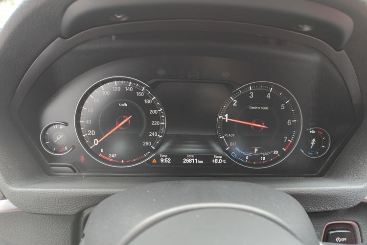 Used BMW 3 Series GT 2019 320i M Sport Night Edition Odometer Close Up