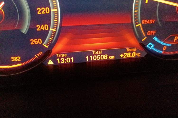Used BMW 3 Series GT 2019 320i M Sport Night Edition Odometer Close Up