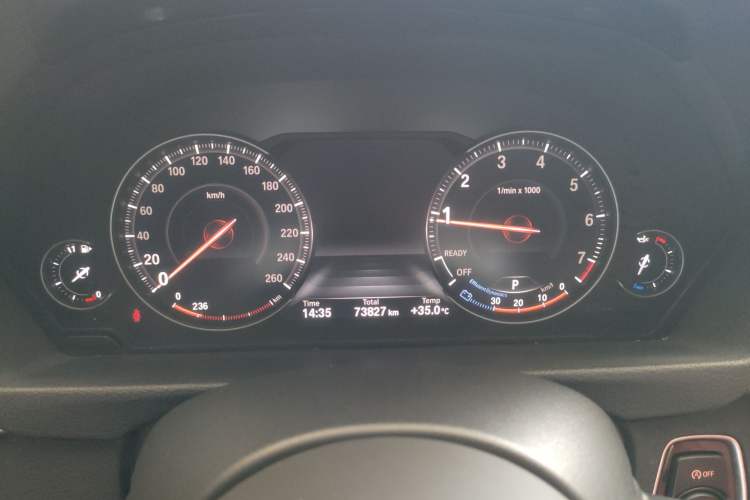Used BMW 3 Series GT 2019 320i M Sport Night Edition Odometer Close Up