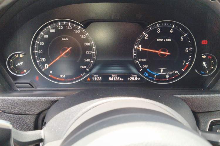 Used BMW 3 Series GT 2020 320i M Sport Night Edition Odometer Close Up