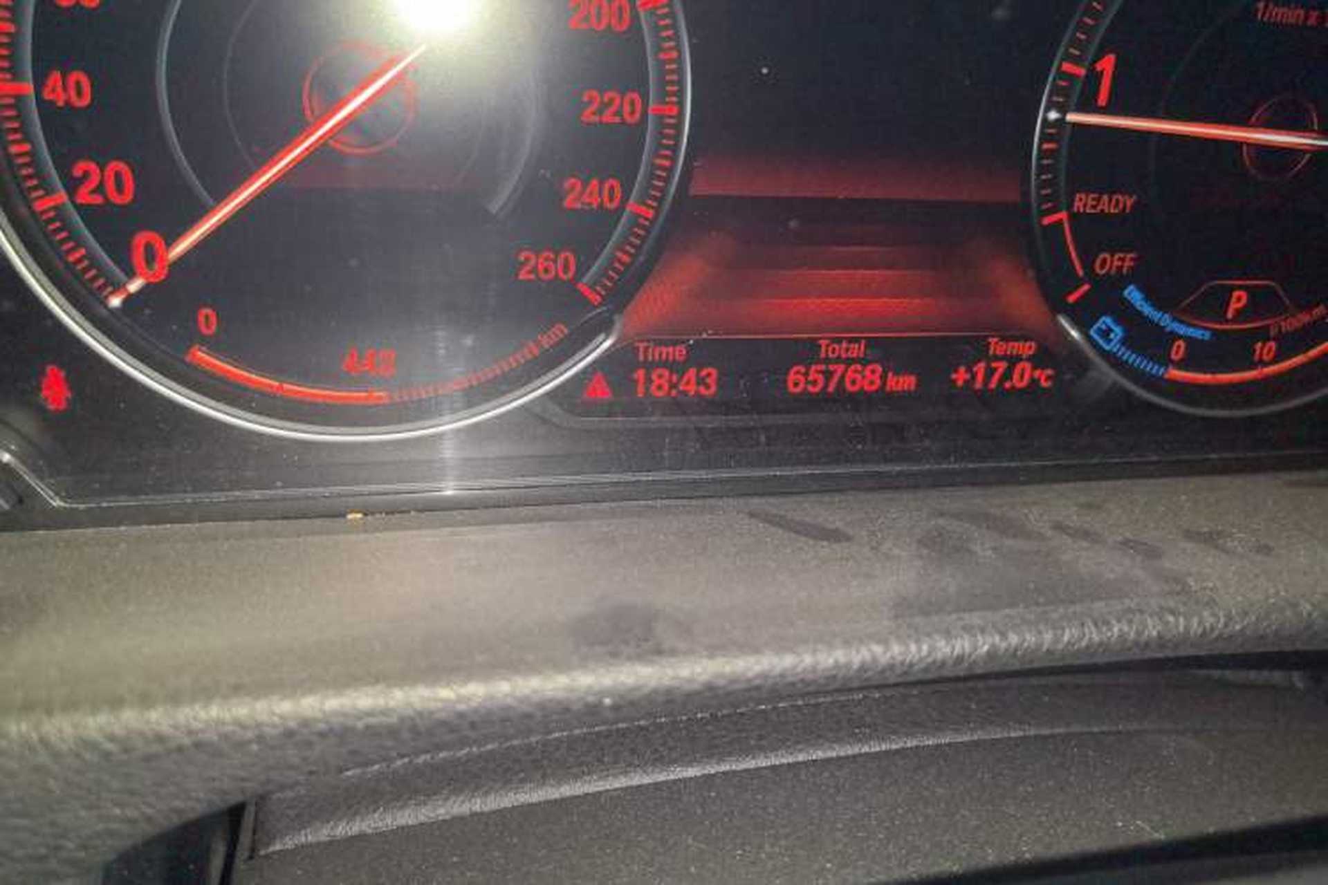 Used BMW 3 Series GT 2020 320i M Sport Package Odometer Close Up