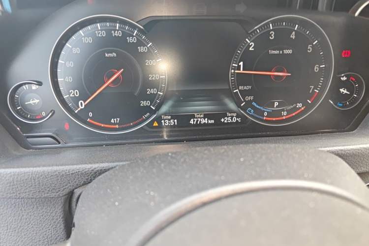 Used BMW 3 Series GT 2020 320i M Sport Package Odometer Close Up