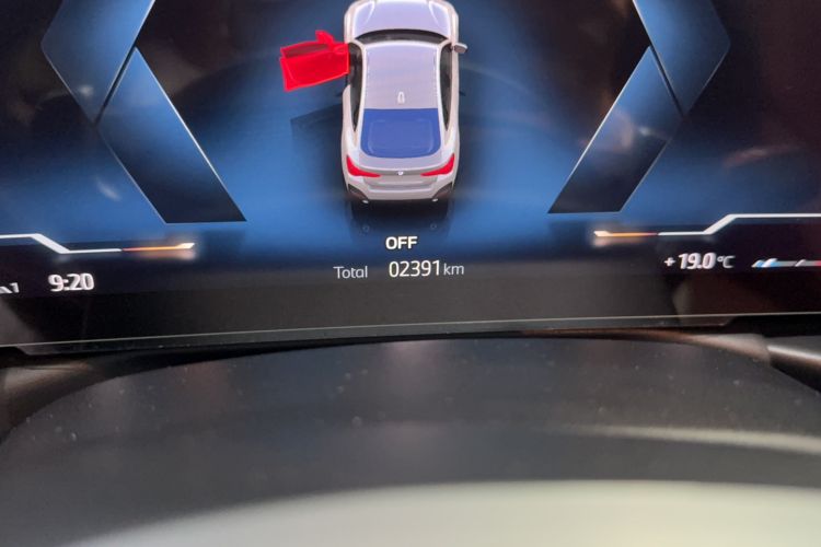 Used BMW 4 Series 2024 430i Gran Coupe M Sport Night Edition Package Odometer Close Up