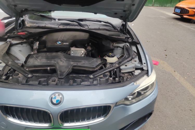 Used BMW 4 Series 2014 428i Convertible Sport Design Package Engine Bay Left