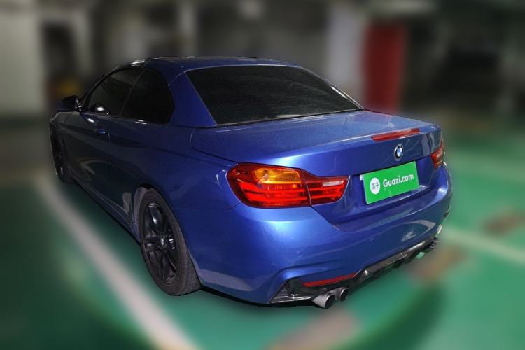 Used BMW 4 Series 2014 420i Convertible Luxury Design Package Rear Left 45 Deg