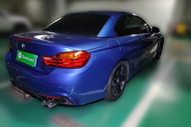 Used BMW 4 Series 2014 420i Convertible Luxury Design Package Rear Right 45 Deg