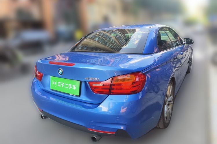 Used BMW 4 Series 2014 435i Convertible Sport Design Package Rear Right 45 Deg