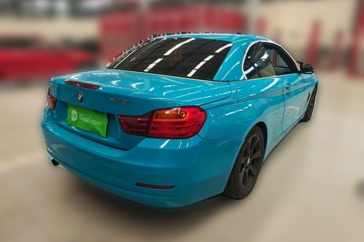 Used BMW 4 Series 2014 420i Convertible Fashion Model Rear Right 45 Deg