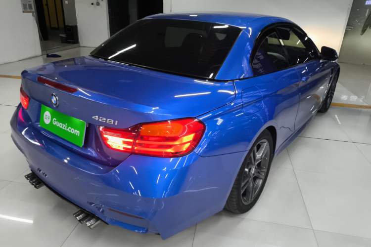 Used BMW 4 Series 2014 420i Convertible Design Line Package Rear Right 45 Deg