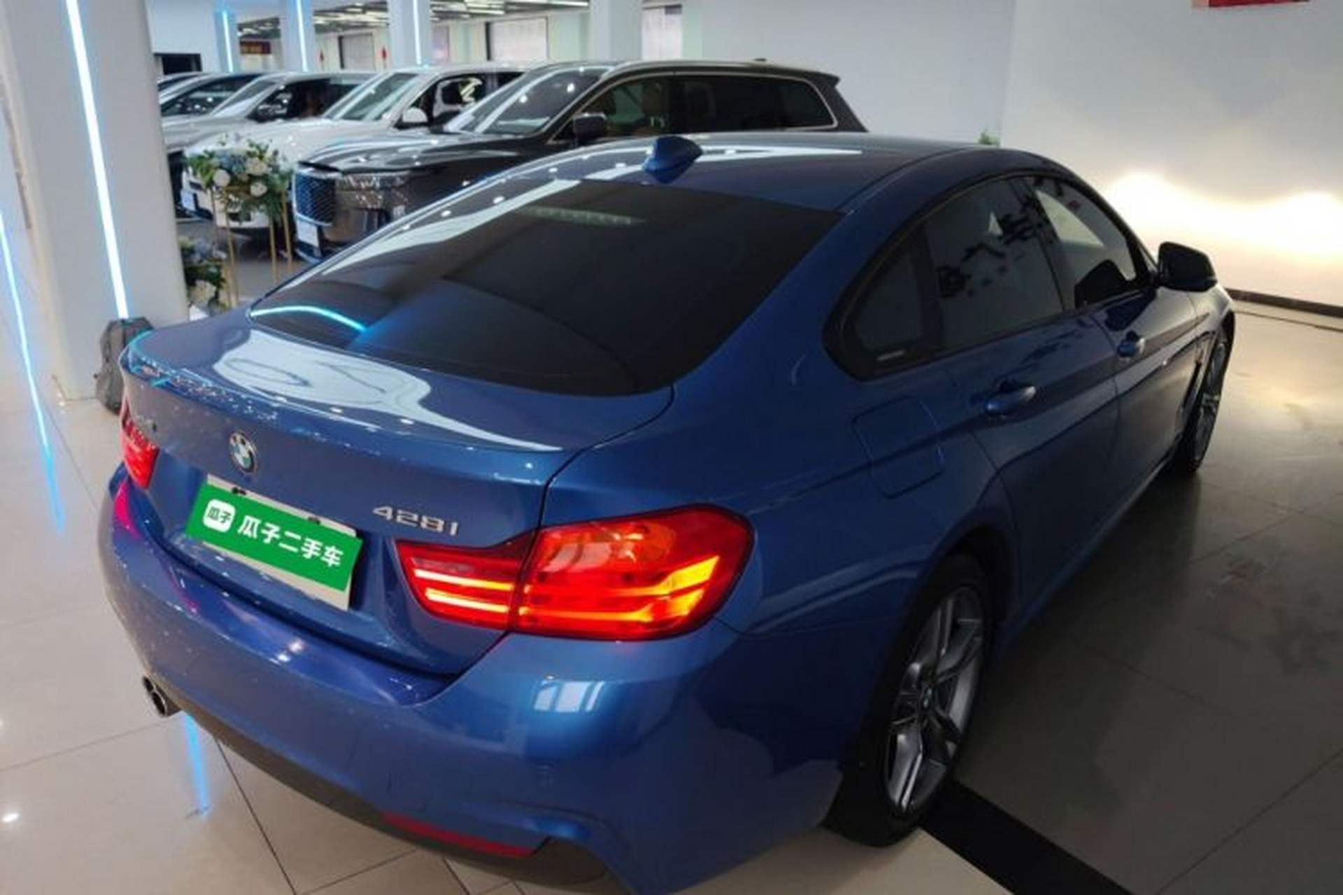 Used BMW 4 Series 2014 428i xDrive Gran Coupe Design Package Edition Rear Right 45 Deg