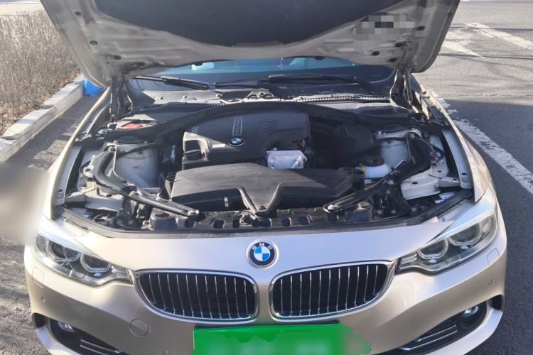 Used BMW 4 Series 2014 428i Convertible Luxury Design Package Engine Bay
