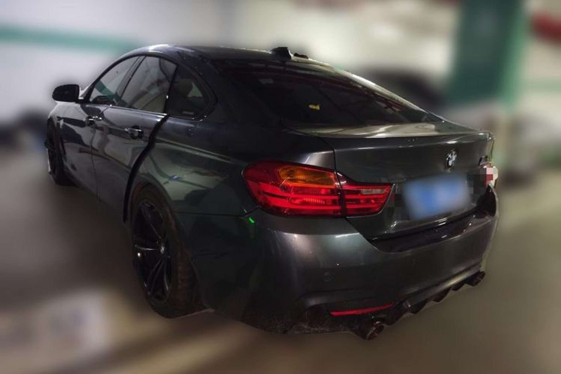 Used BMW 4 Series 2014 420i Gran Coupe Luxury Design Package Rear Left 45 Deg