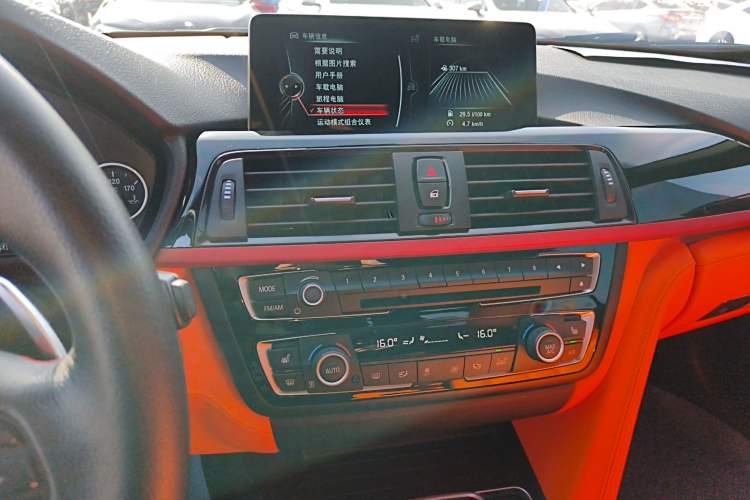 Used BMW 4 Series 2014 428i Convertible Sport Design Package Audio And AC Panel